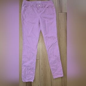 Womens Pink Low Rise Skinny Jeans Size 9